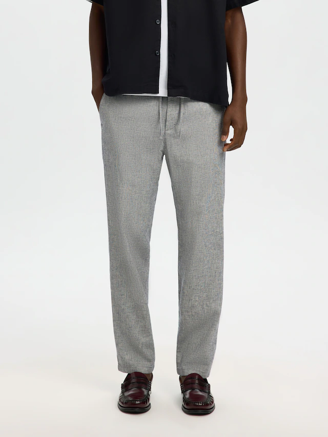 SELECTED Chinohose »SLH172-SLIMTAPE BRODY LINEN PANT NOOS« Baumwollmischung, slim fit