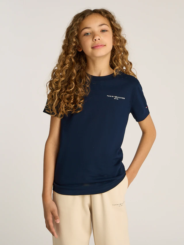 Tommy Hilfiger T-Shirt »MINI CORP T-SHIRT« in Unifarbe