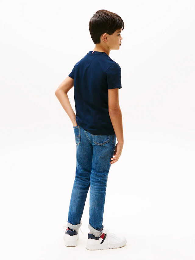 Tommy Hilfiger T-Shirt »MINI CORP T-SHIRT« in Unifarbe