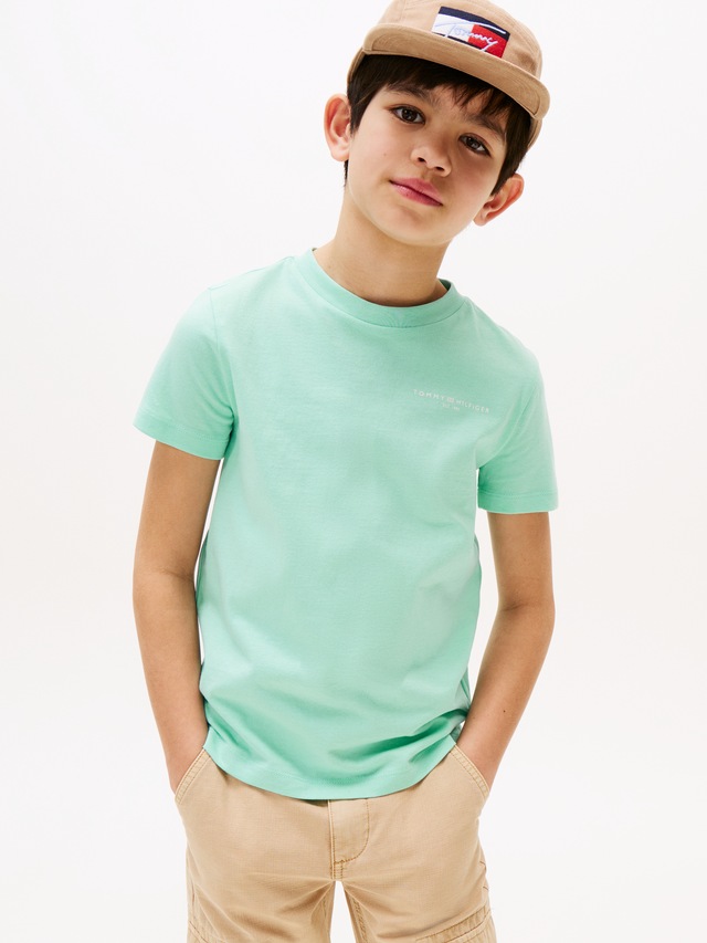 Tommy Hilfiger T-Shirt »MINI CORP T-SHIRT« in Unifarbe