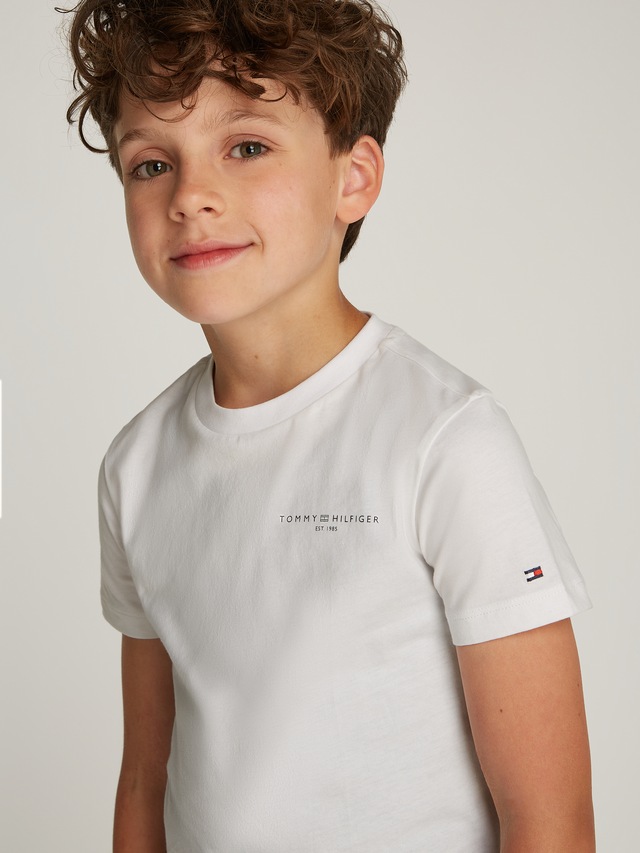 Tommy Hilfiger T-Shirt »MINI CORP T-SHIRT« in Unifarbe