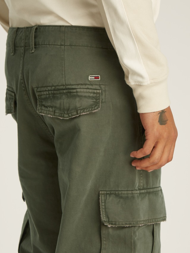 Tommy Jeans Cargohose »TJM JAIMIE COTTON CARGO« mit Kniefalten