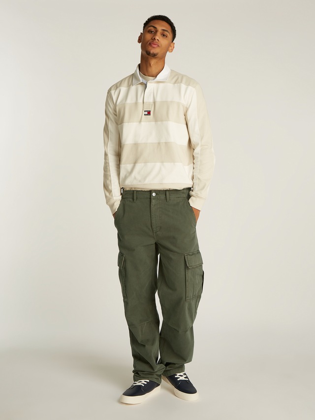 Tommy Jeans Cargohose »TJM JAIMIE COTTON CARGO« mit Kniefalten