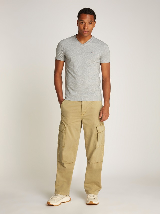 Tommy Jeans Cargohose »TJM JAIMIE COTTON CARGO« mit Kniefalten