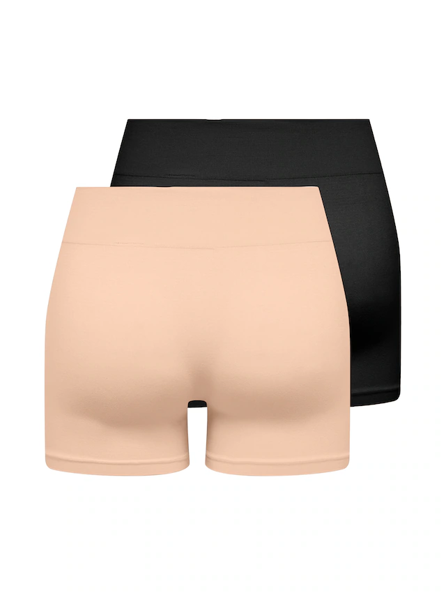 ONLY Hotpants »ONLVICKY S-LESS MINI SHORTS 2-PACK«