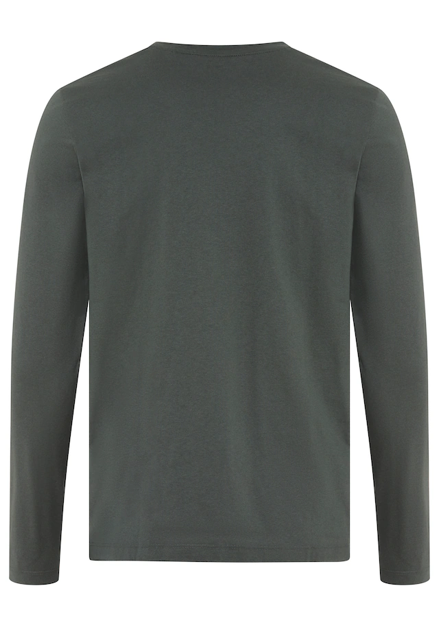 BOSS ORANGE Langarmshirt »Tacks« mit Markenlogo auf der Brust