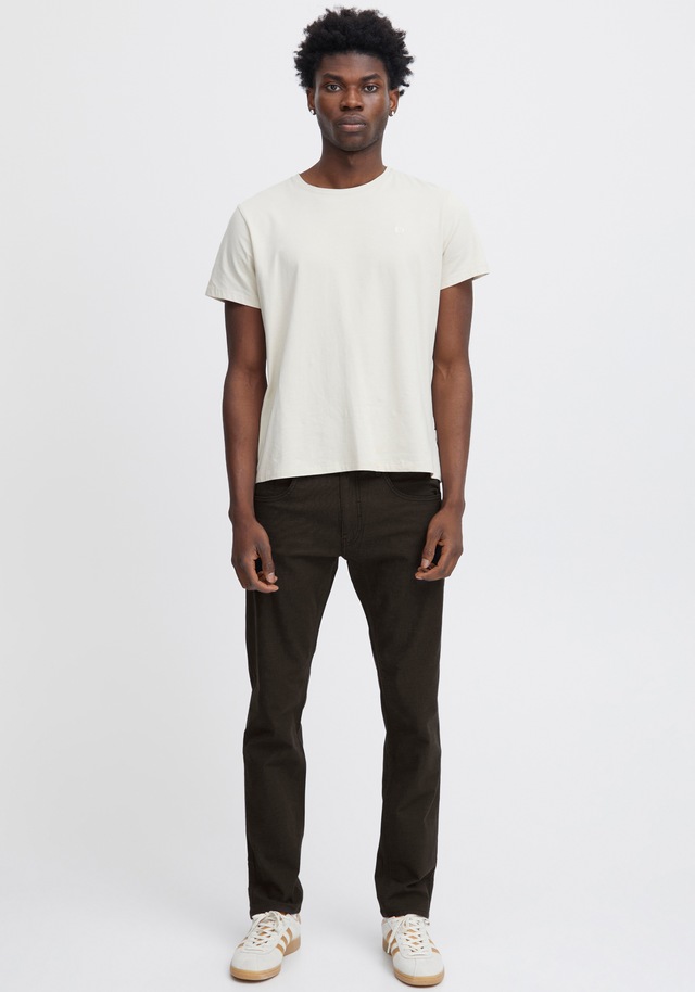 Blend Stoffhose »BHEdford pants« mit Markenlabel, aus Baumwollmischung, Regular Fit, knöchellang