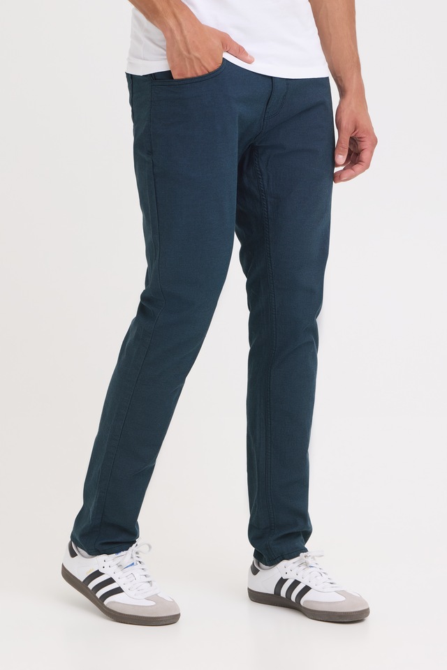 Blend Stoffhose »BHEdford pants« mit Markenlabel, aus Baumwollmischung, Regular Fit, knöchellang