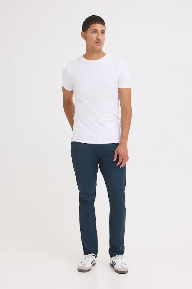 Blend Stoffhose »BHEdford pants« mit Markenlabel, aus Baumwollmischung, Regular Fit, knöchellang