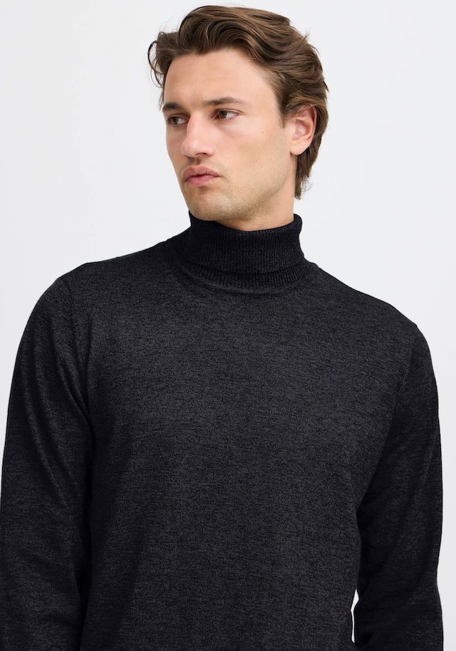 Blend Rollkragenpullover »BHBRUTON roll neck knit« Regular Fit, aus Polyester, mit Rollkragen, normaler Schnitt