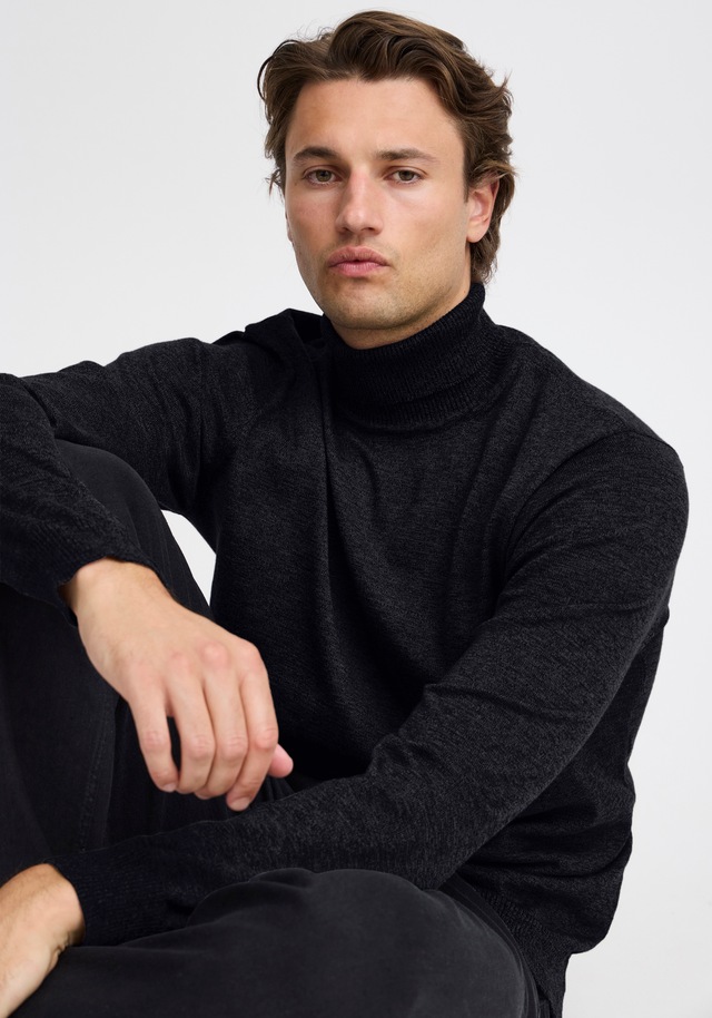 Blend Rollkragenpullover »BHBRUTON roll neck knit« Regular Fit, aus Polyester, mit Rollkragen, normaler Schnitt
