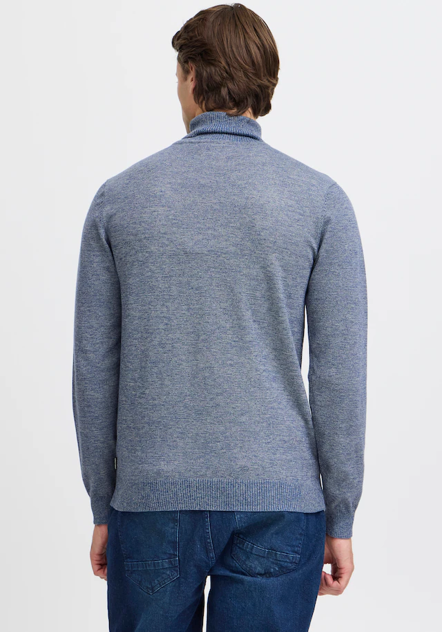 Blend Rollkragenpullover »BHBRUTON roll neck knit« Regular Fit, aus Polyester, mit Rollkragen, normaler Schnitt