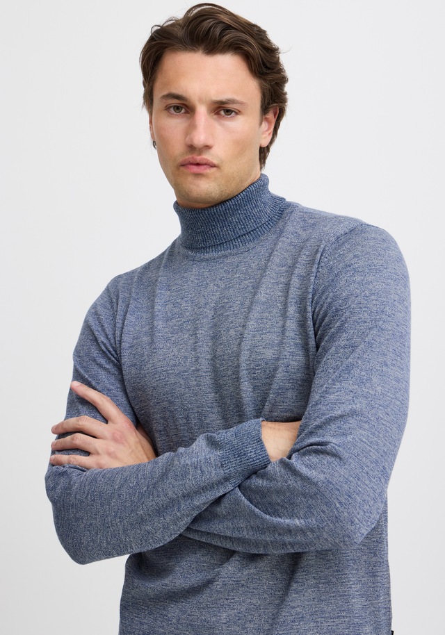 Blend Rollkragenpullover »BHBRUTON roll neck knit« Regular Fit, aus Polyester, mit Rollkragen, normaler Schnitt