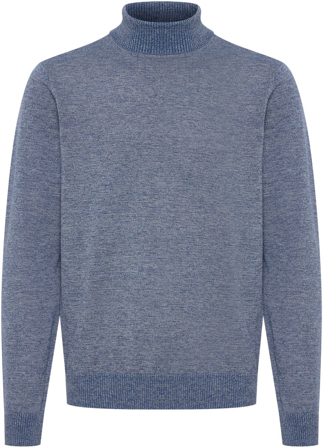 Blend Rollkragenpullover »BHBRUTON roll neck knit« Regular Fit, aus Polyester, mit Rollkragen, normaler Schnitt