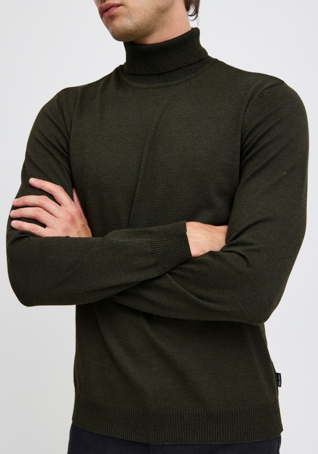 Blend Rollkragenpullover »BHBRUTON roll neck knit« Regular Fit, aus Polyester, mit Rollkragen, normaler Schnitt