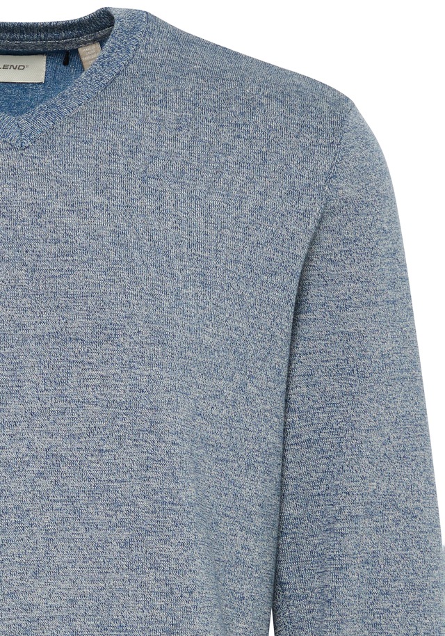 Blend V-Ausschnitt-Pullover »BHBRUTON V-neck« aus Polyester, Regular Fit, in normaler Länge