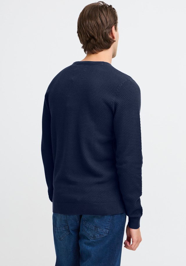 Blend Rundhalspullover »BHREDHILL crewneck« mit Markenlabel, aus Baumwolle, Slim Fit, ohne Verschluss