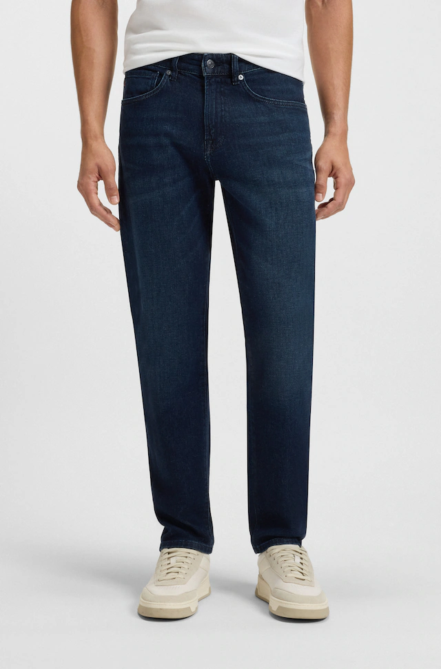 BOSS ORANGE Tapered-fit-Jeans »Onyx Comfor Fit Denim« Regular Tapered Fit, Stretch-Denim, Mittlere Bundhöhe