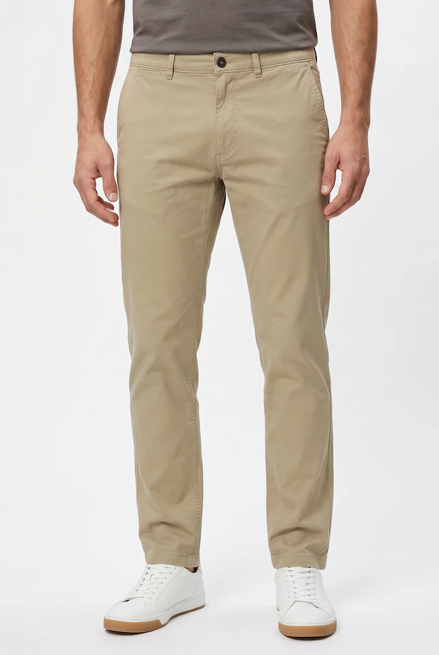 BOSS ORANGE Chinohose »Regular« in gerader From