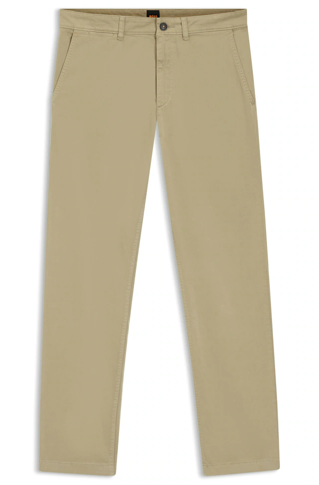 BOSS ORANGE Chinohose »Regular« in gerader From