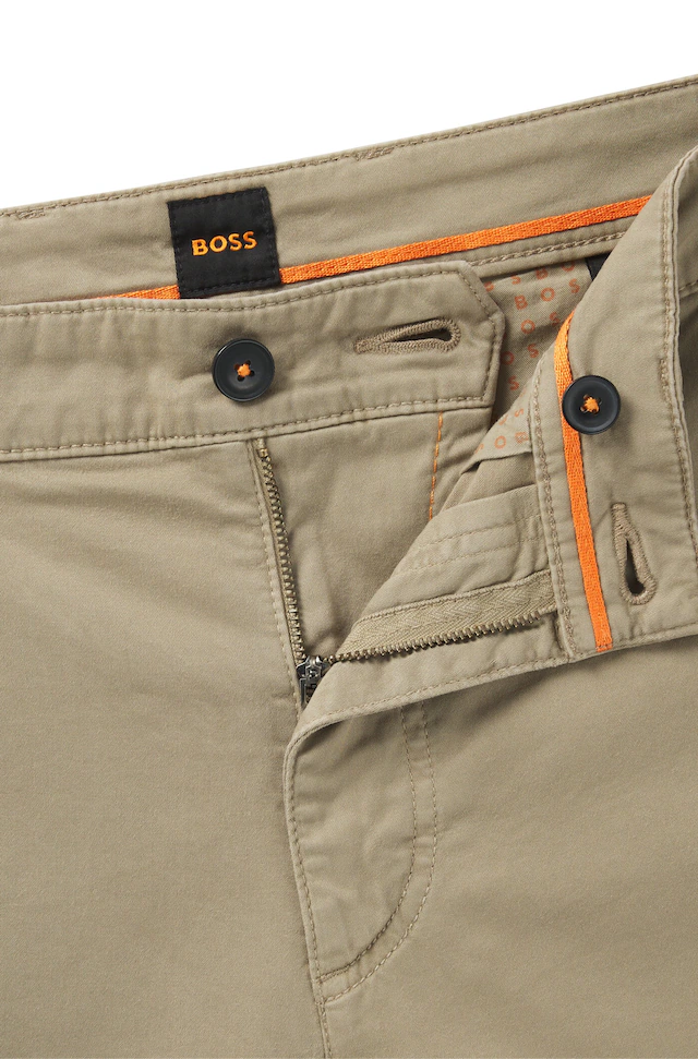 BOSS ORANGE Chinohose »Regular« in gerader From