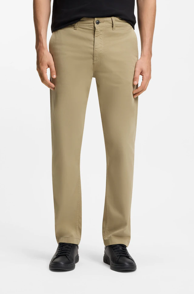 BOSS ORANGE Chinohose »Regular« in gerader From