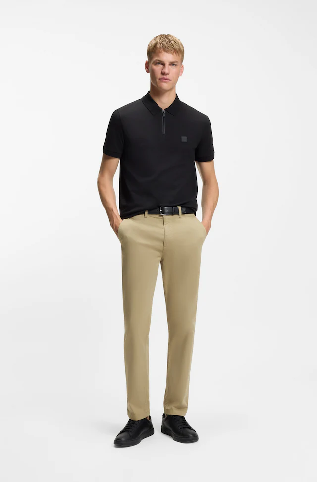 BOSS ORANGE Chinohose »Regular« in gerader From