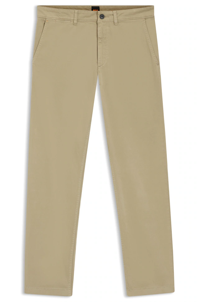 BOSS ORANGE Chinohose »Regular« in gerader From