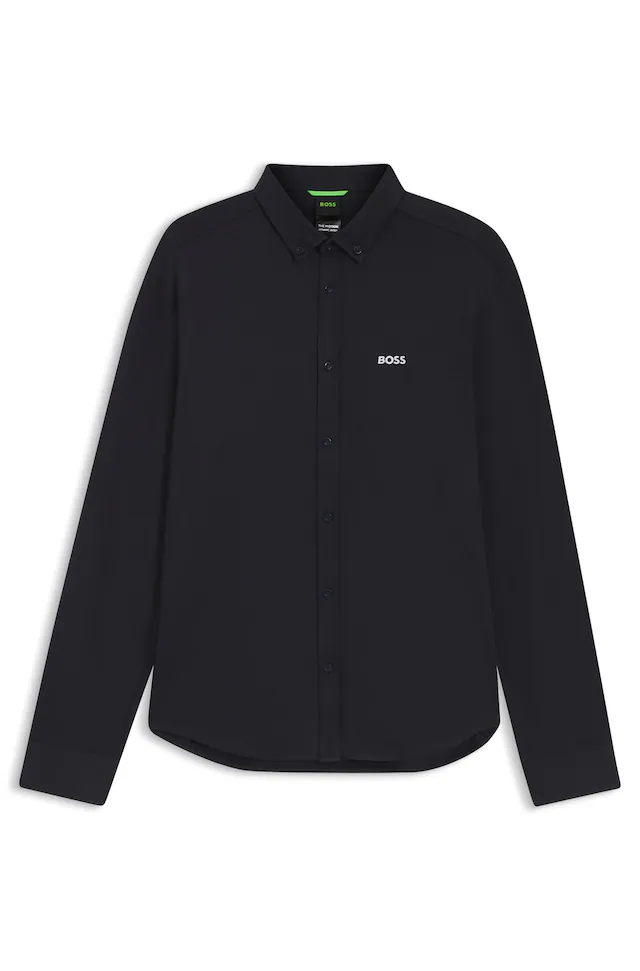 BOSS GREEN Langarmhemd »B MOTION L« mit Logo-Druck