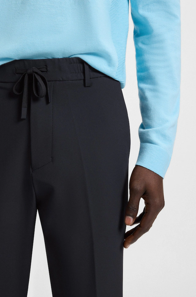BOSS GREEN Webhose »T Convert« Tapered-fit Hose mit elastischem Bund und Kordelzug