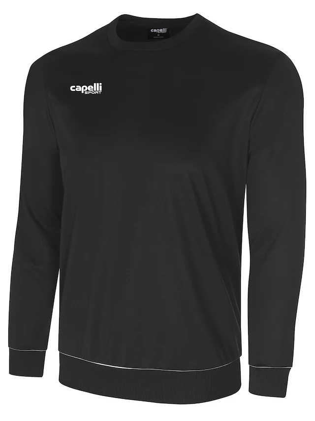Capelli Sport Langarmshirt mit rundem Halsausschnitt
