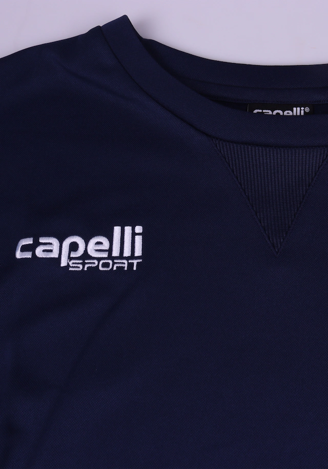 Capelli Sport Langarmshirt mit rundem Halsausschnitt