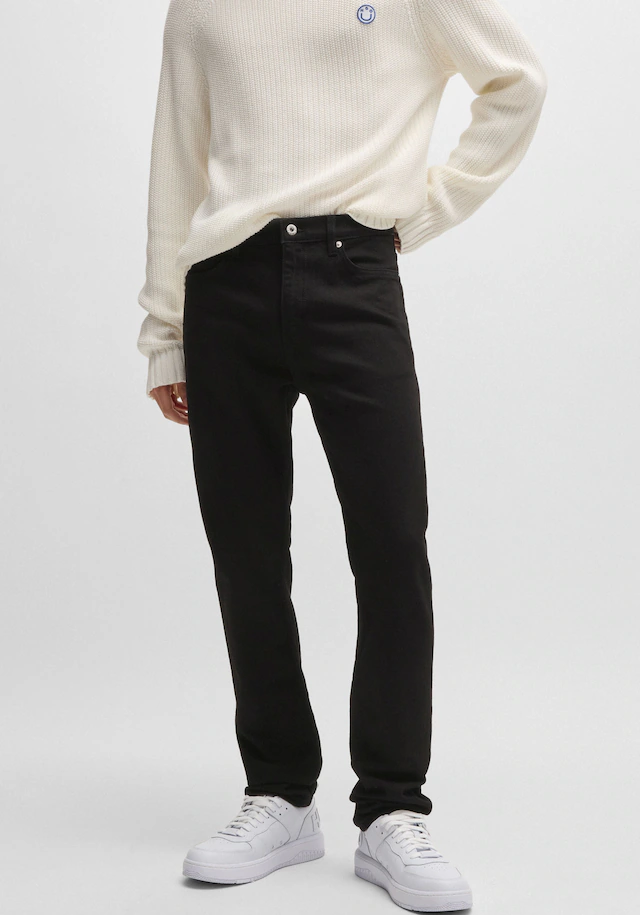 HUGO Slim-fit-Jeans »Ash« mit Stone-washed-Finish