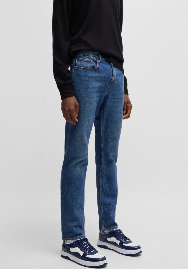 HUGO Slim-fit-Jeans »Ash« mit Stone-washed-Finish