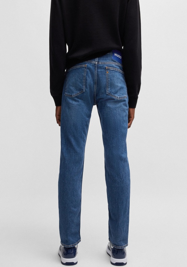 HUGO Slim-fit-Jeans »Ash« mit Stone-washed-Finish