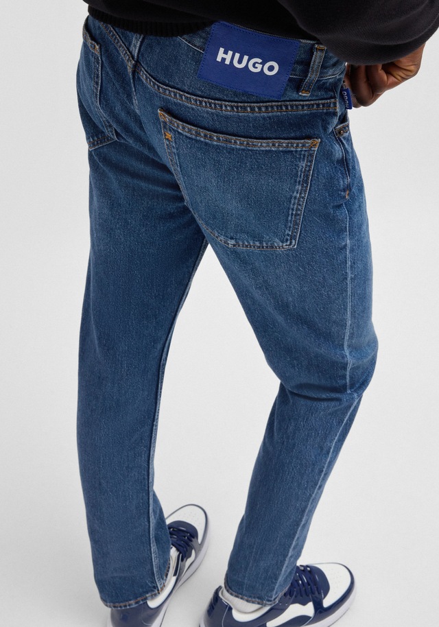 HUGO Slim-fit-Jeans »Ash« mit Stone-washed-Finish