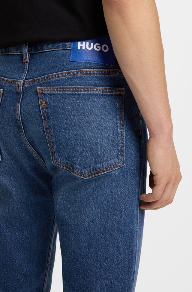 HUGO Slim-fit-Jeans »Ash« mit Stone-washed-Finish
