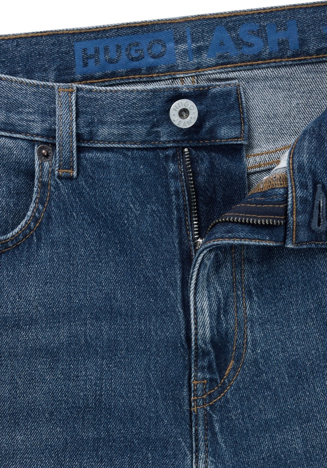 HUGO Slim-fit-Jeans »Ash« mit Stone-washed-Finish