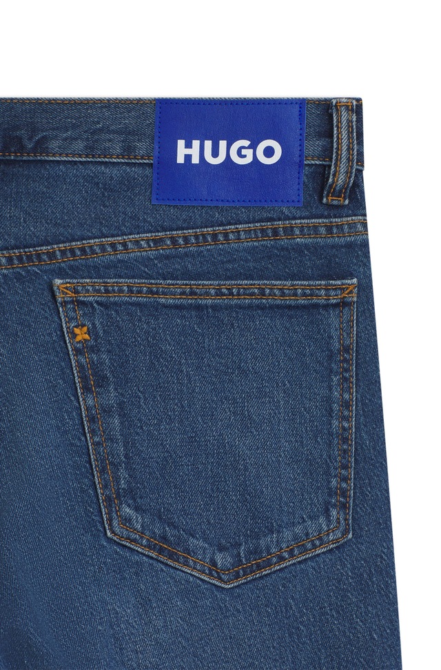 HUGO Slim-fit-Jeans »Ash« mit Stone-washed-Finish