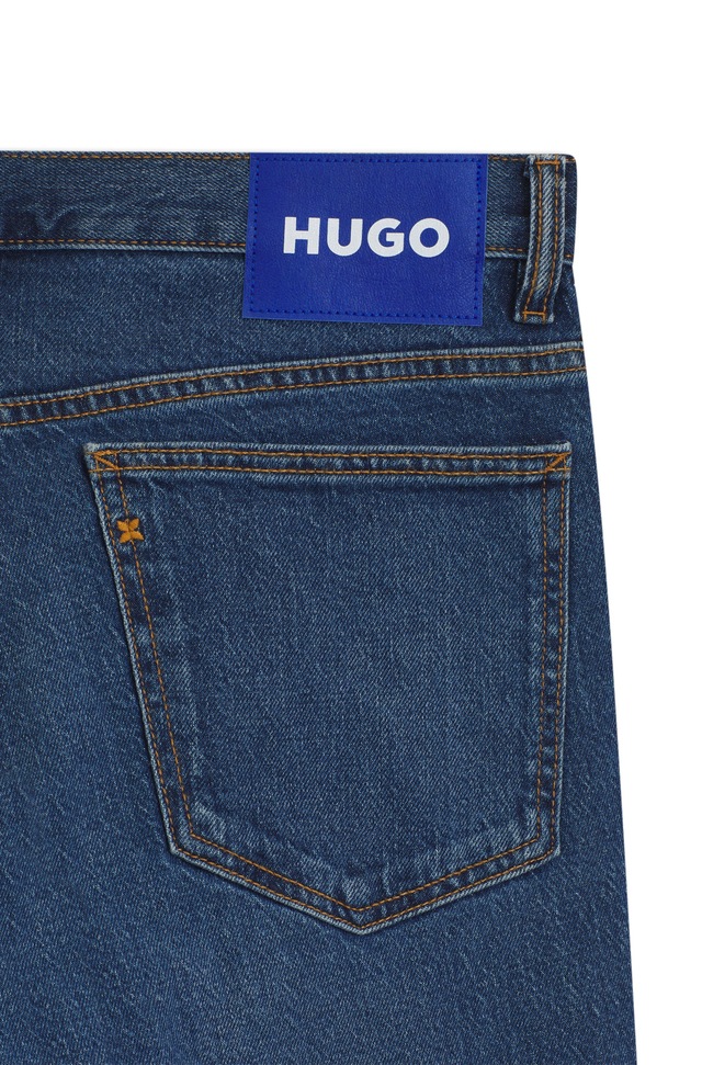HUGO Slim-fit-Jeans »Ash« mit Stone-washed-Finish