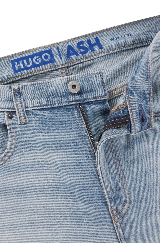 HUGO Slim-fit-Jeans »Ash« mit Stone-washed-Finish
