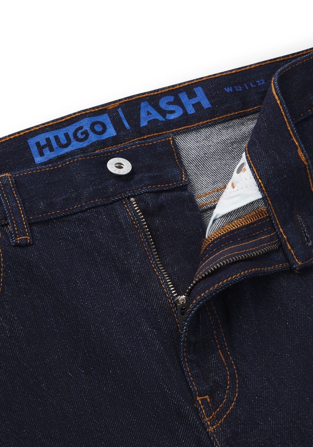 HUGO Slim-fit-Jeans »Ash« mit Stone-washed-Finish