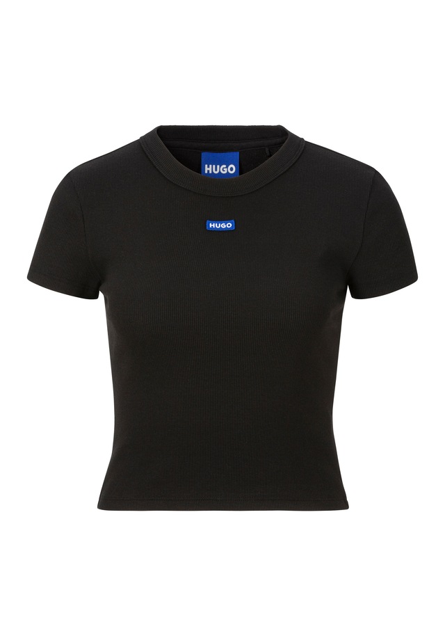 HUGO T-Shirt »Baby Tee« in verkürzter Länge