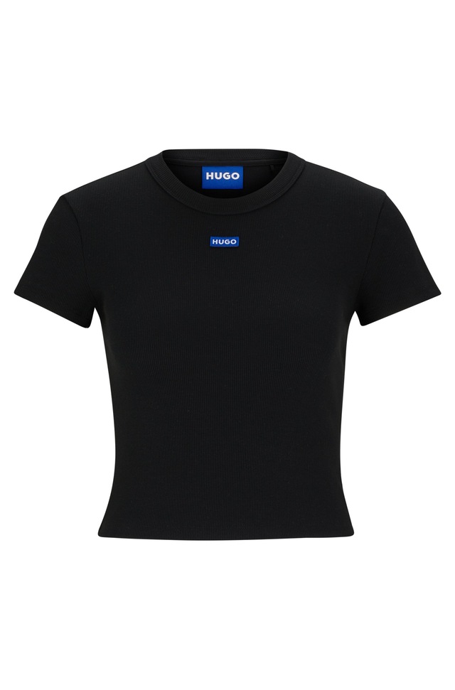 HUGO T-Shirt »Baby Tee« in verkürzter Länge