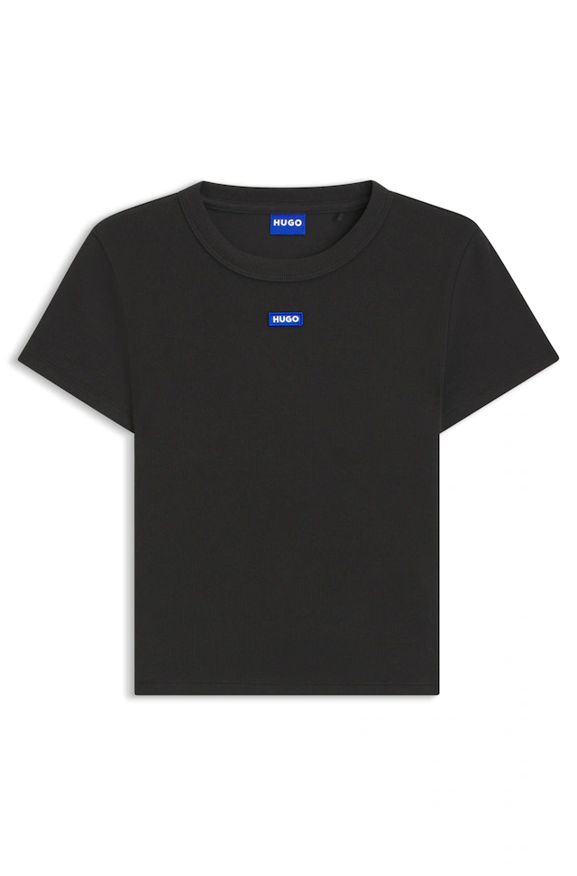 HUGO T-Shirt »Baby Tee« in verkürzter Länge