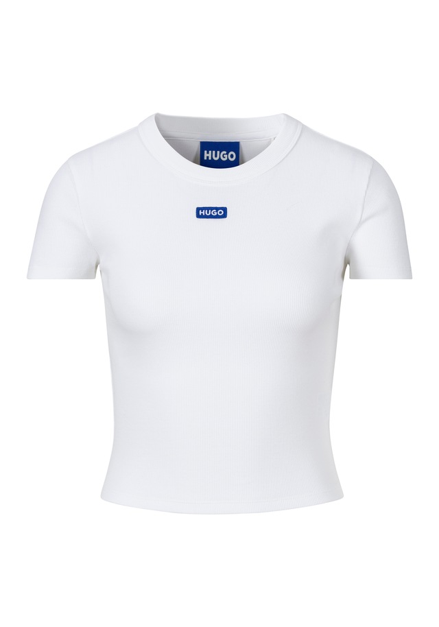 HUGO T-Shirt »Baby Tee« in verkürzter Länge