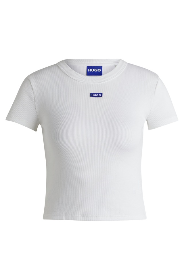 HUGO T-Shirt »Baby Tee« in verkürzter Länge