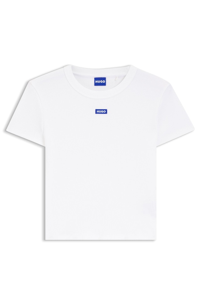 HUGO T-Shirt »Baby Tee« in verkürzter Länge