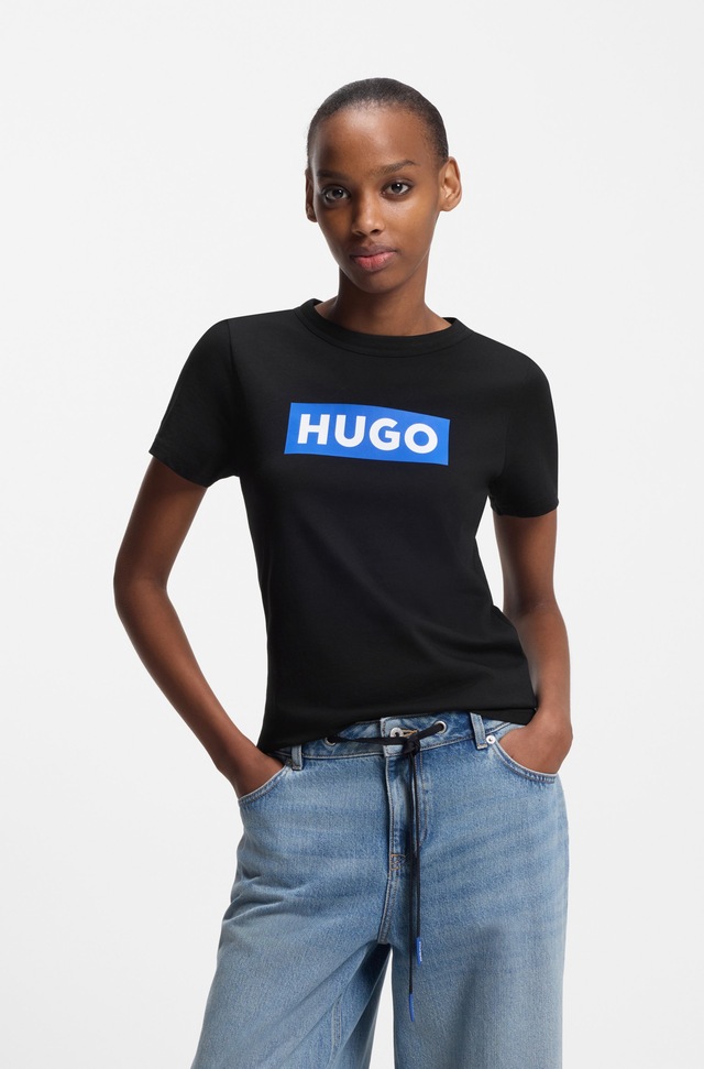 HUGO T-Shirt »Classic Tee« mit Rundhals, Logodruck