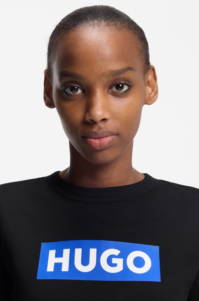HUGO T-Shirt »Classic Tee« mit Rundhals, Logodruck